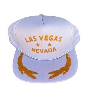 Vintage Las Vegas Snapback Retro Mesh Trucker Hat